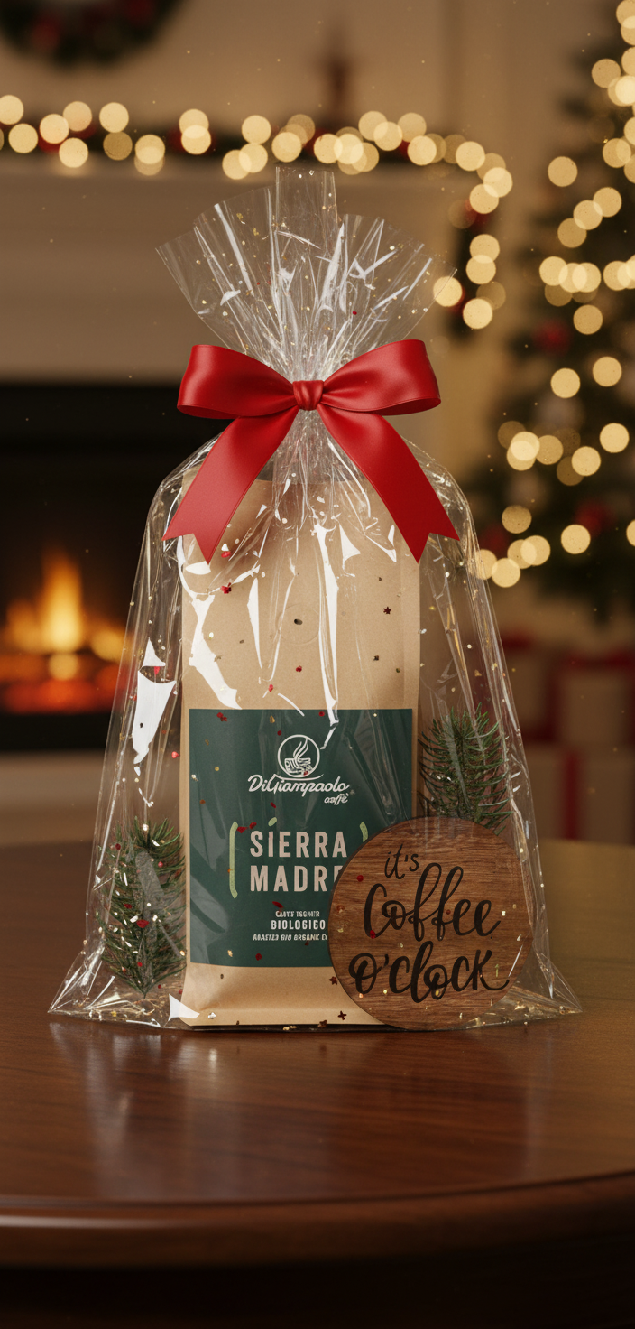 Vánoční balíček Sierra Madre – zrnková italská káva, prémiová směs pro sváteční chvíle.